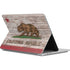 California Flag Dark Wood Surface Laptop Studio Skin